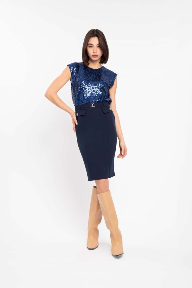 Blusa inserti pizzo