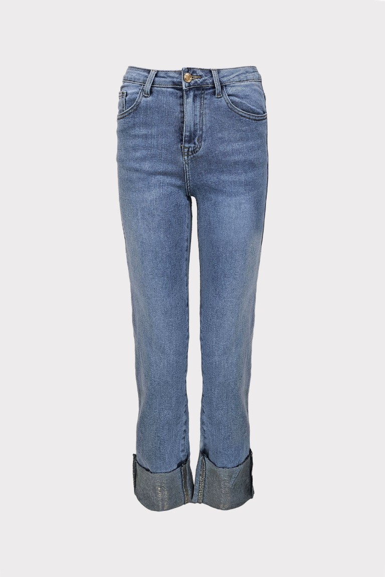 Jeans piegone lamina